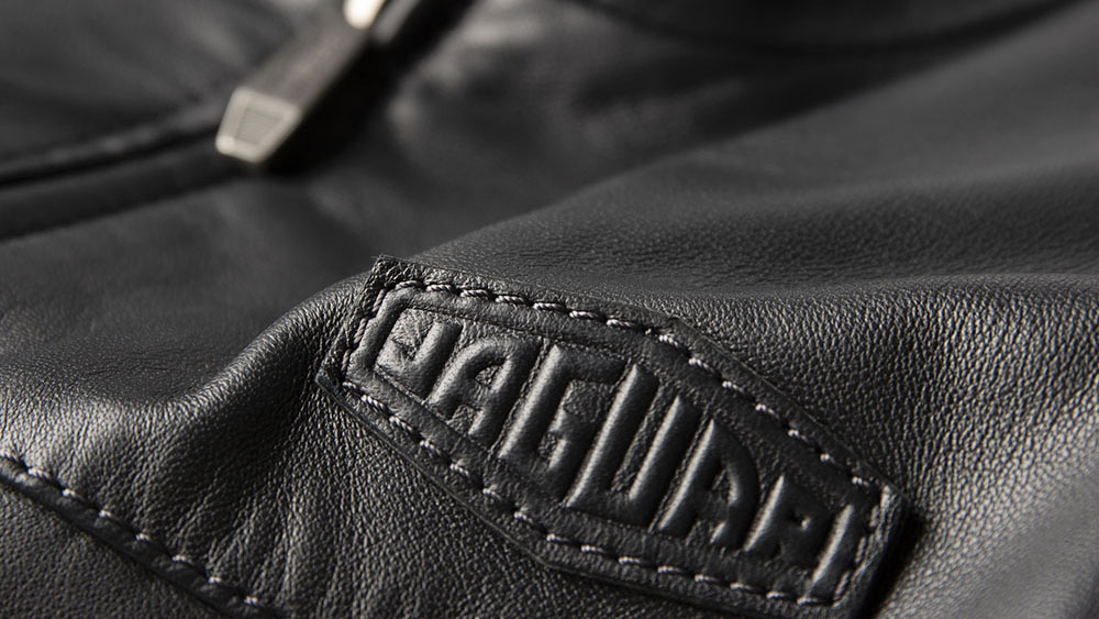 Shop Jaguar Men's Heritage Leather Jacket - Black in Bahrain