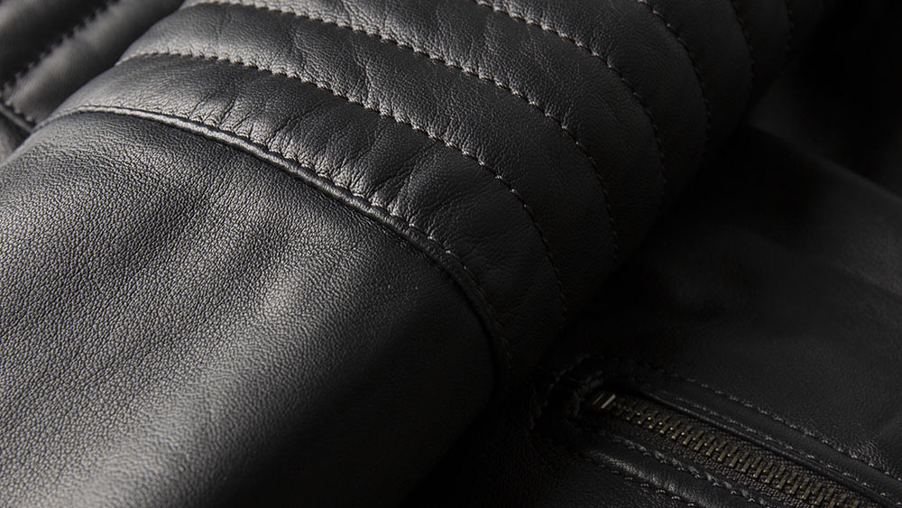 Men's Heritage Leather Jacket - Black 10